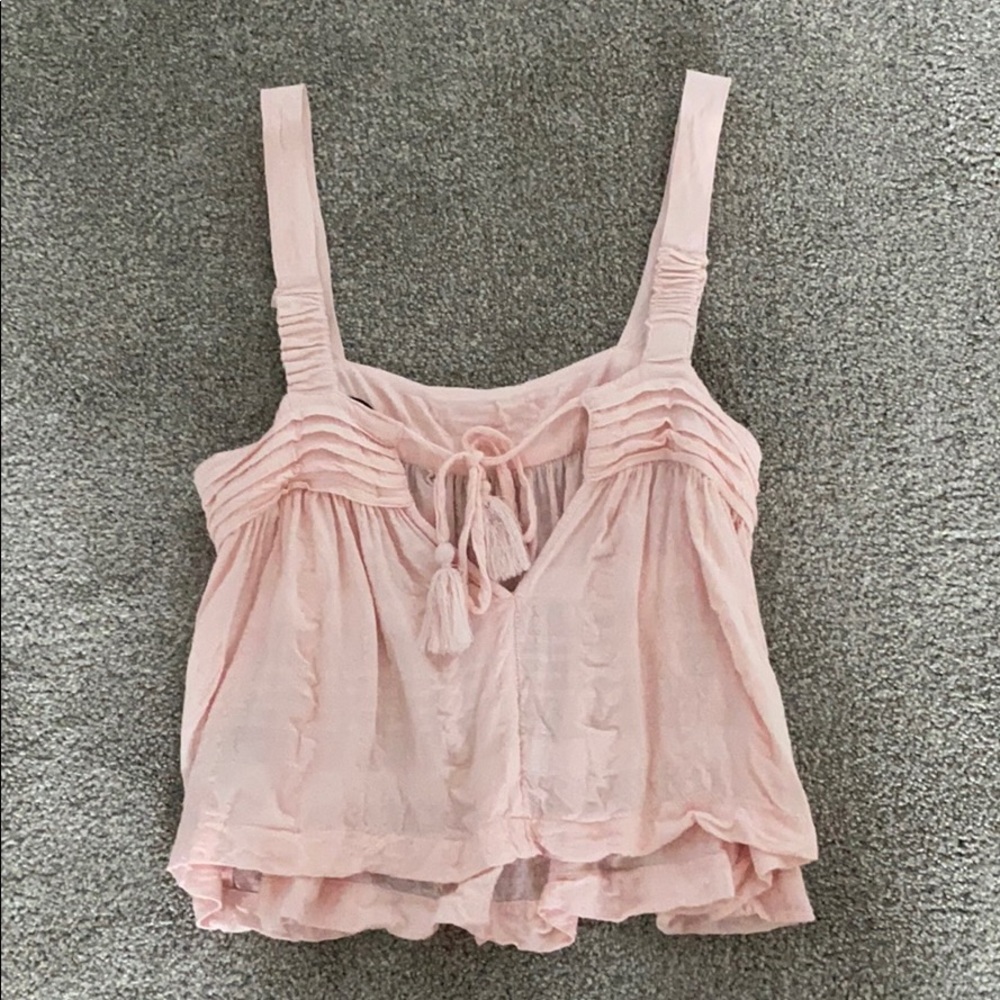 Pink Flowy Tank Top - Picture 3 of 3